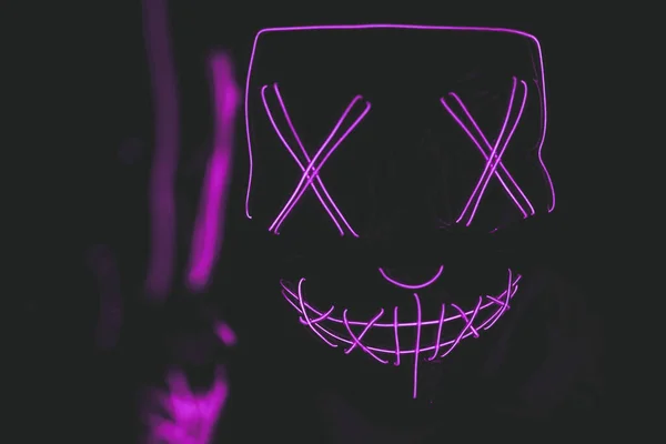 Purge Horror Led Mask — Stock Photo, Image