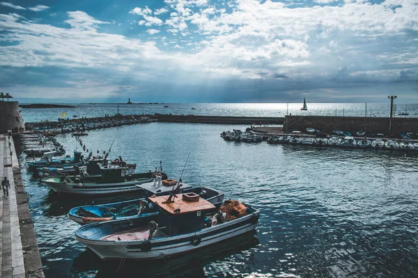 Vista Fantástica Sobre Gallipoli Puglia — Fotografia de Stock