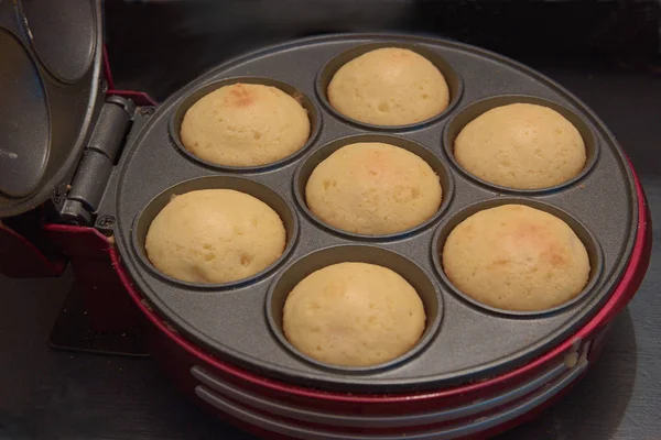 Elektrische Oven Voor Het Snel Koken Van Muffins Elektrische Oven — Stockfoto
