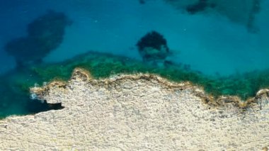 Akdeniz kıyısı, Kıbrıs, hava manzarası