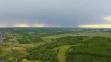 Saha üzerinde uçmak, Rusya, hava manzarası
