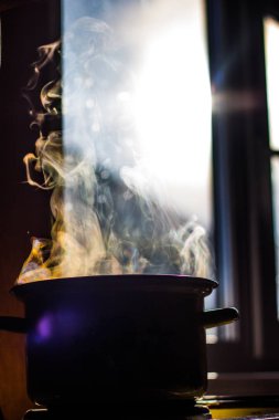 Mutfakta pan dan Buhar