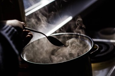 Mutfakta pan dan Buhar