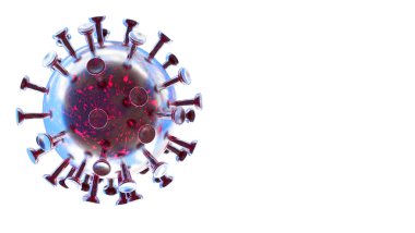 Coronavirus covid-19 covid 19 2019 ncov pnömoni beyaz arka planda izole edildi.