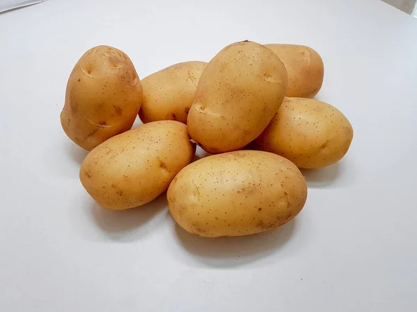 Patatas Patatas Aisladas Ingrediente Alimentario Fondo — Foto de Stock