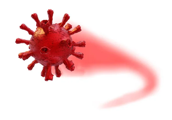 Return Back Again Second Phase Covid Coronavirus Summer Rendering — Stock Photo, Image