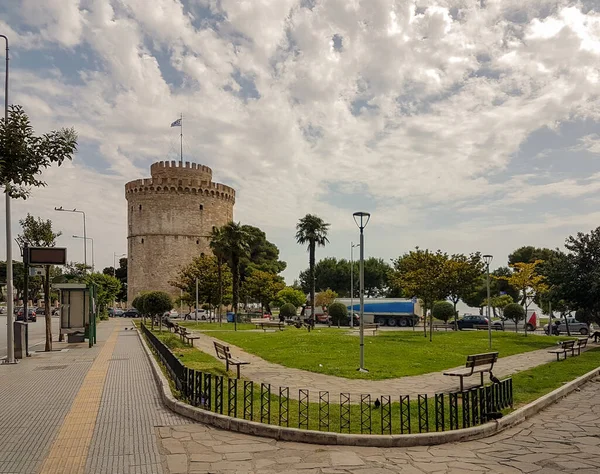 Salanica kenti Beyaz Kule Anıtı Avrupa Yunanistan