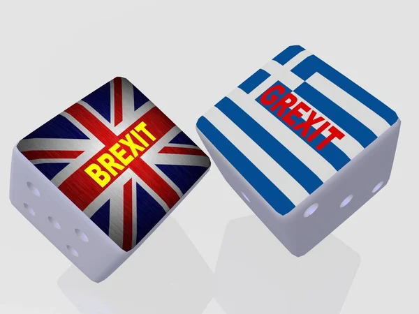 Grexit Grec Union Européenne Ciris Économique — Photo
