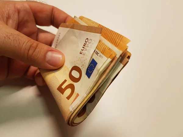 Евро Фоне Операций Карманной Торговле — стоковое фото