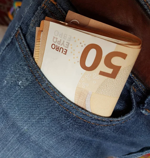 Geld Euro Viele Handtaschen Handel Hintergrund — Stockfoto