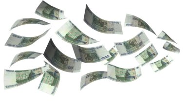 para krizi euro dolar covid-19 coronavirus 3D görüntüleme