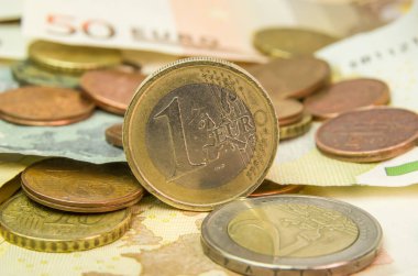 para krizi euro dolar covid-19 coronavirus 3D görüntüleme