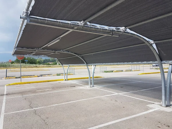 Parking Hangar Tente Rgarage Ombre Protection Solaire — Photo