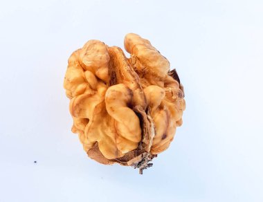 Kabuksuz ceviz, izole edilmiş yemek geçmişi.