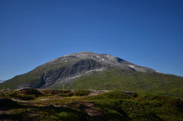 Βουνό Στη Νορβηγία Θερινή Ώρα — Φωτογραφία Αρχείου
