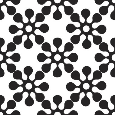 Vektör soyut sorunsuz patchwork desen geometrik ve floral süslemeli, Vintage dekoratif bir görünüm için karışık ayrıntıları döşer. Seramik boya kat, koleksiyon Patchwork desen süsleme 