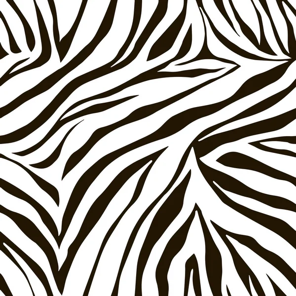 Vector djur print. Zebra prydnad. Seamless mönster — Stock vektor