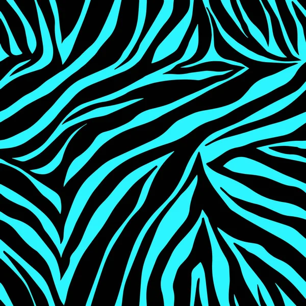 Vector djur print. Zebra prydnad. Seamless mönster — Stock vektor