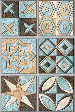 Dijital fayans tasarımı seramik duvar fayansları dekorasyonu