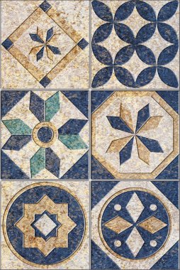 Dijital fayans tasarımı seramik duvar fayansları dekorasyonu