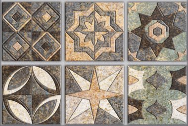 Dijital fayans tasarımı seramik duvar fayansları dekorasyonu