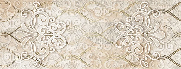 Ψηφιακός σχεδιασμός κεραμικών πλακιδίων τοίχου διακόσμηση — Φωτογραφία Αρχείου