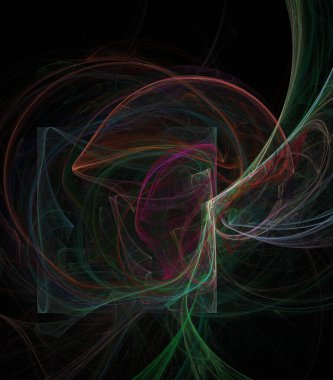 3B biçimlendirme soyut dijital tasarım deseni yazdırma