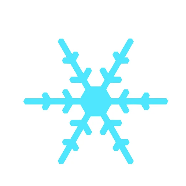 Vector copo de nieve icono. ilustración para web — Vector de stock