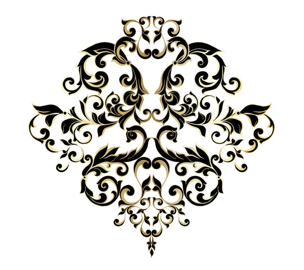 Klasik barok İspanyol dekoru antika asanthus.