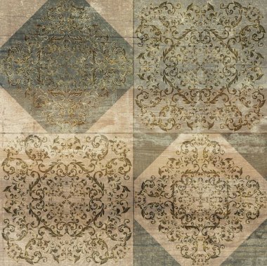 Dijital fayans tasarımı seramik duvar damasyon dekorasyonu