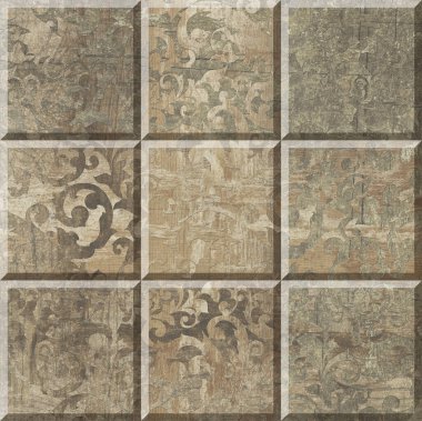 Dijital fayans tasarımı seramik duvar damasyon dekorasyonu