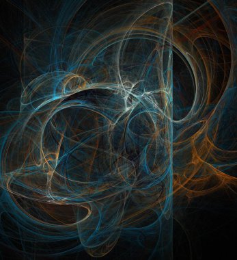 Soyut dijital arkaplan. Tekstil ve tasarım için desen. Fraktal hiç bitmeyen bir model. Soyut Bilgisayar Fraktal Tasarımı. Yüksek kalite fotoğraf