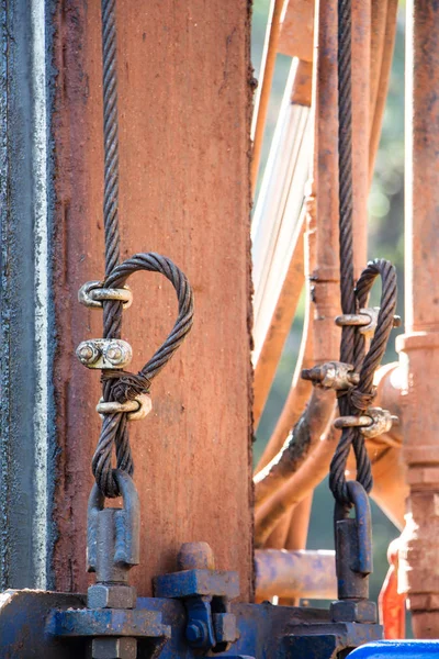 Rusty Slings Close — Stock Photo, Image