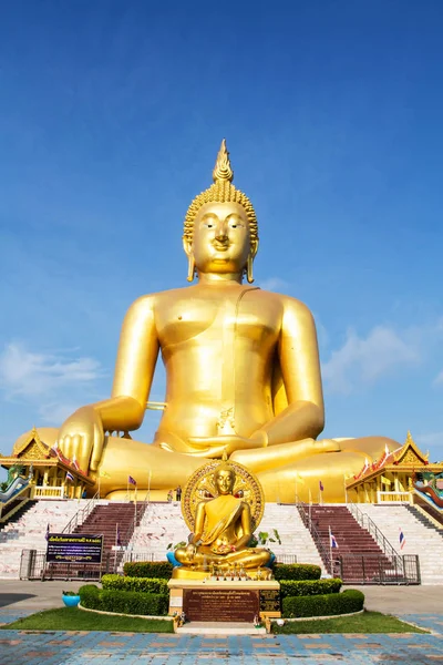 Grande Statua Buddha Angthong — Foto Stock