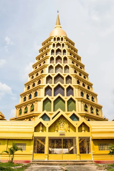 Bella Pagoda Dorata Nella Provincia Ang Perizoma Thailandia — Foto Stock