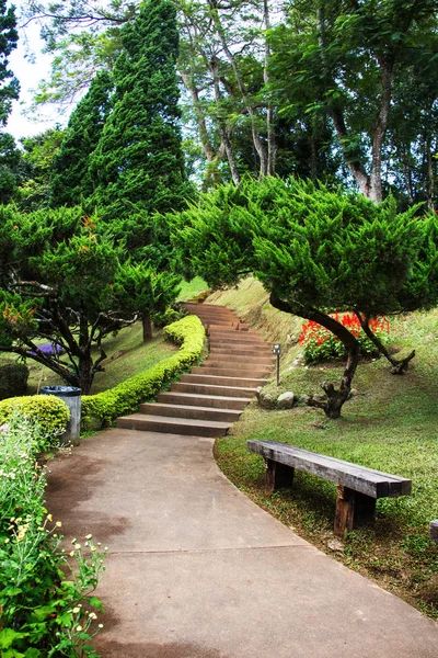 Jardín Doi Tung Royal Villa Chiang Rai Tailandia — Foto de Stock