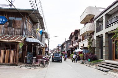 Pazar Tay ev: Loei, Thailand - Ekim 28: 