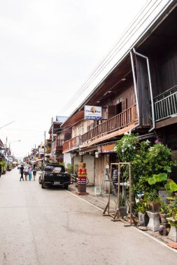Pazar Tay ev: Loei, Thailand - Ekim 28: 