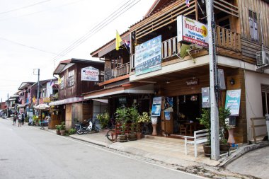 Pazar Tay ev: Loei, Thailand - Ekim 28: 