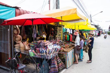 Pazar Tay ev: Loei, Thailand - Ekim 28: 