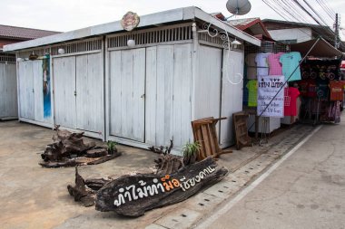 Pazar Tay ev: Loei, Thailand - Ekim 28: 