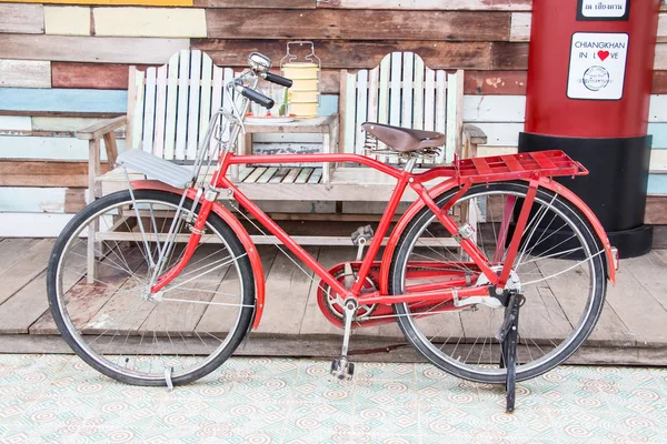 Vintage Bycicle Selective Focus — Stock Photo, Image