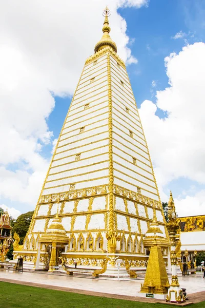 Thailändska Tempel Wat Prathat Nong Bua Ubonratchathani Provinsen Thailans — Stockfoto