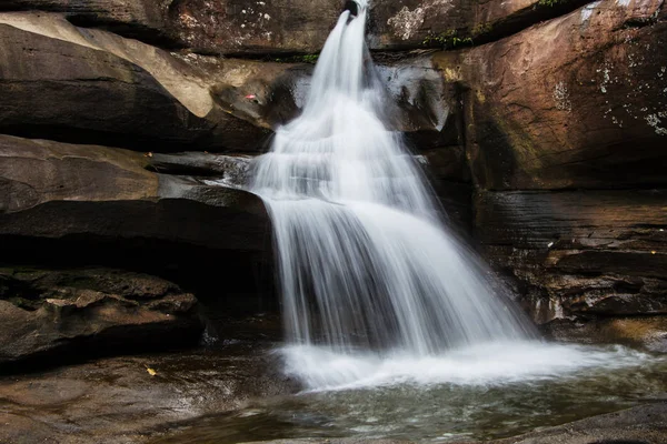 Part Soi Sawan Waterfall National Park Pha Taem Ratchathatni Thailand — Stock Photo, Image