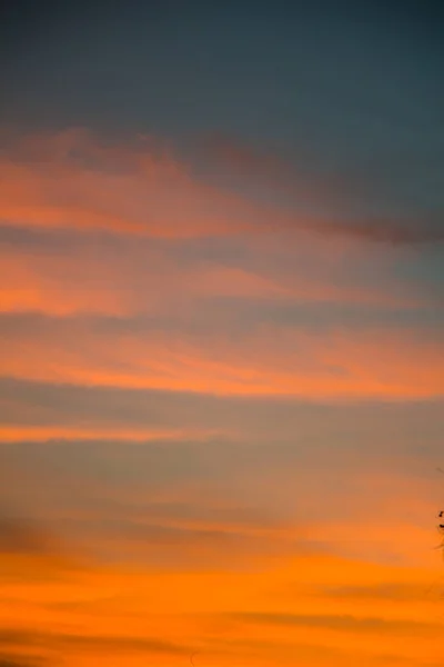 Nuages Ciel Lever Coucher Soleil — Photo