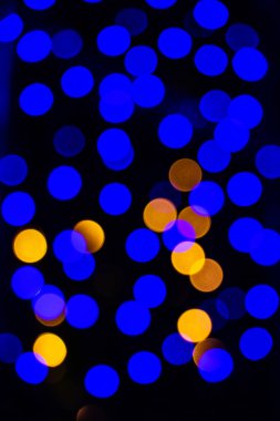 mavi bokeh soyut ışık arkaplanı