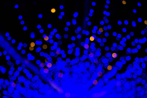 Blaue Bokeh Abstrakte Licht Hintergründe — Stockfoto