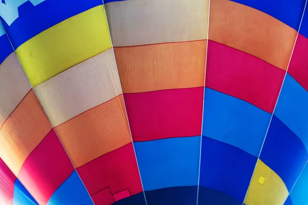 Aufblasen Eines Heißluftballons Während Einer Festival Veranstaltung — Stockfoto
