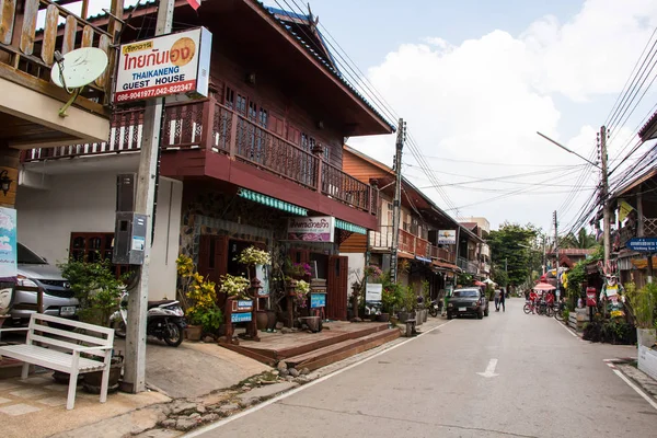 Pazar Tay ev: Loei, Thailand - Ekim 28: 