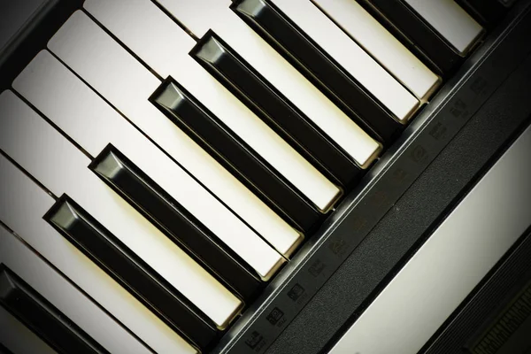Piano Keyboard Close — Stock Photo, Image
